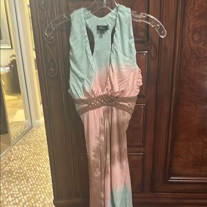 Mint and Pink Sleeveless Dress. Racer back & very soft material.